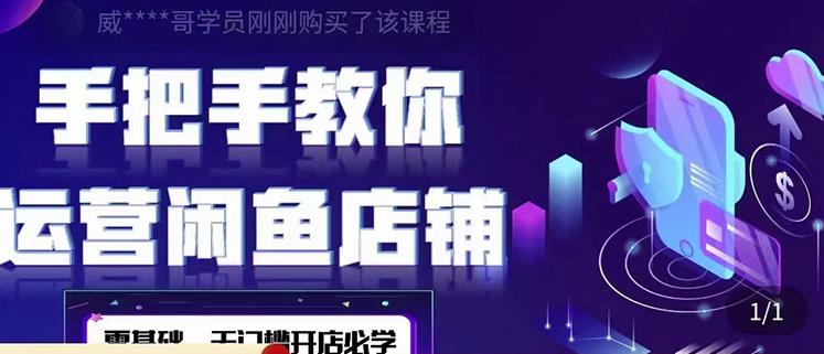 2022版-闲鱼店铺0基础运营实战教学：一部手机，一张卡即可开店做电商-生财有道