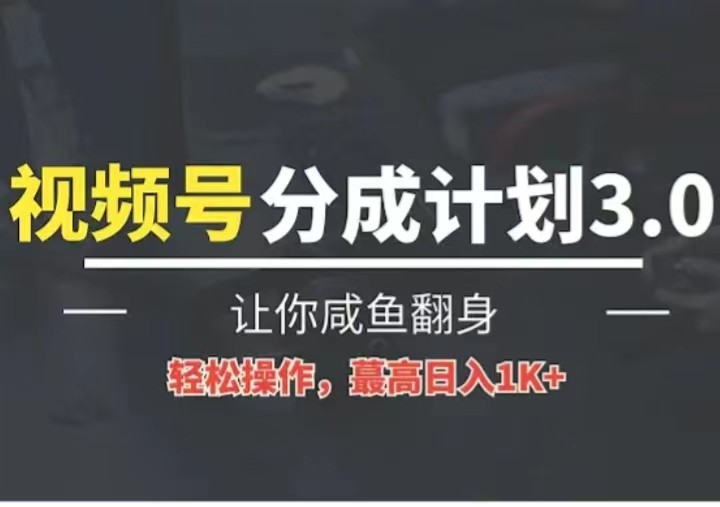 24年视频号冷门蓝海赛道，操作简单，单号收益可达四位数-生财有道