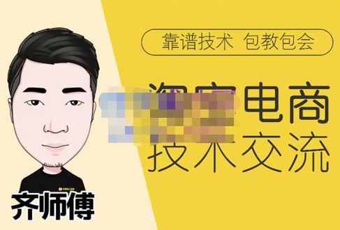 齐师傅电商·淘宝电商技术VIP，全网最先进的技术和玩法，价值1599元-生财有道