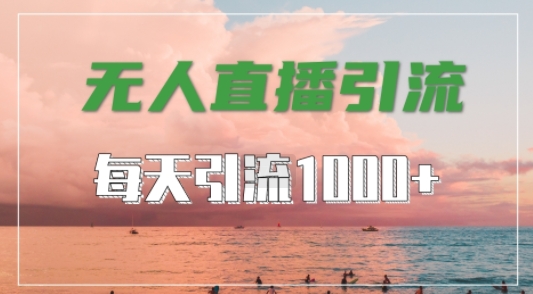 抖音快手视频号全平台通用，无人直播引流法，超暴力引流1000+高质量精准创业粉【揭秘】——生财有道创业网-生财有道