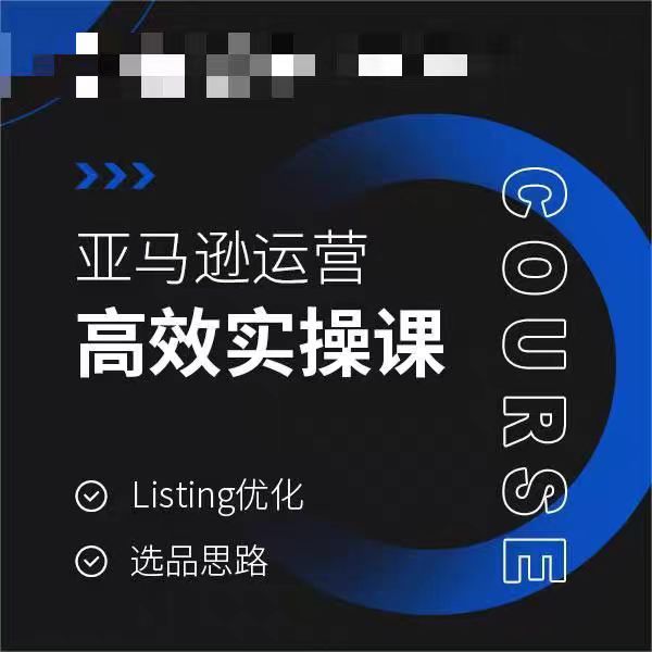 亚马逊运营高效实操课，Listing优化，选品思路-生财有道