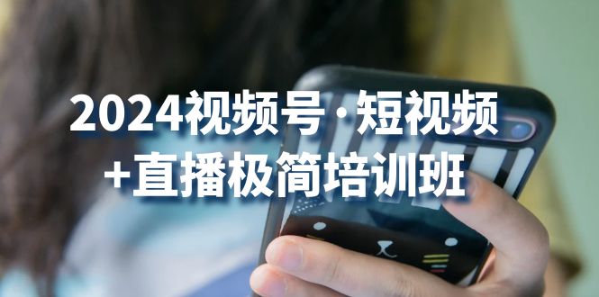 2024视频号短视频+直播极简培训班：抓住视频号风口，流量红利-生财有道