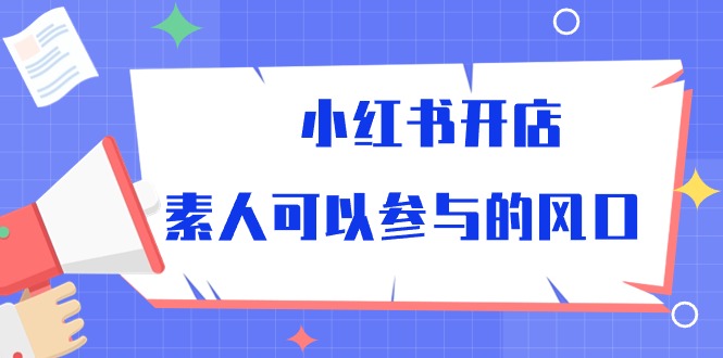 小红书开店，素人可以参与的风口（39节视频课程）-生财有道