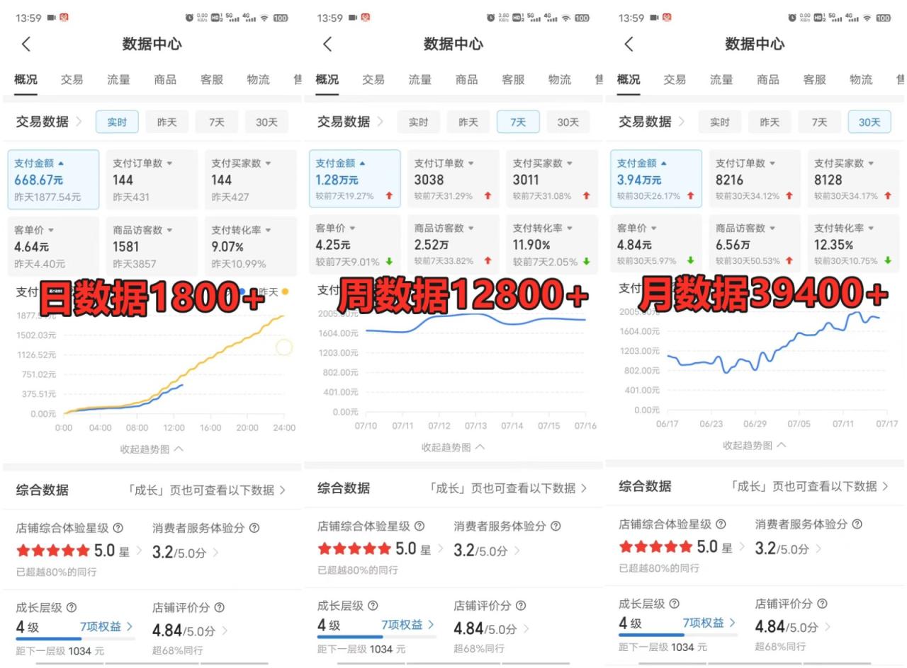 拼多多虚拟电商训练营月入50000+你也行，暴利稳定长久，副业首选-生财有道