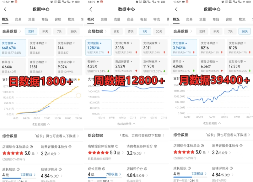 拼多多虚拟电商训练营月入30000+你也行，暴利稳定长久，副业首选-生财有道