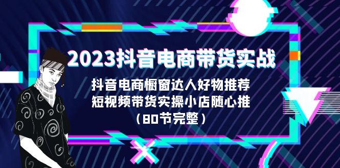 （6536期）2023抖音电商带货实战，橱窗达人好物推荐，实操小店随心推（80节完整）-生财有道