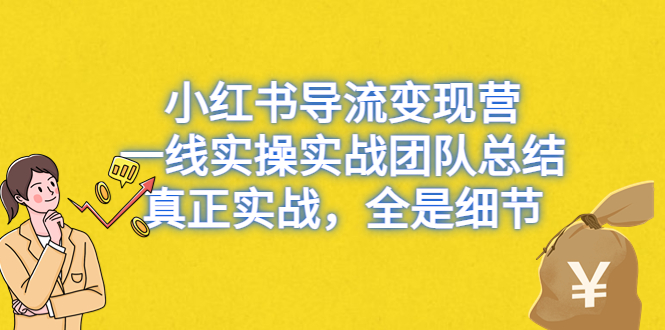 （6441期）小红书导流变现营，一线实战团队总结，真正实战，全是细节，全平台适用-生财有道