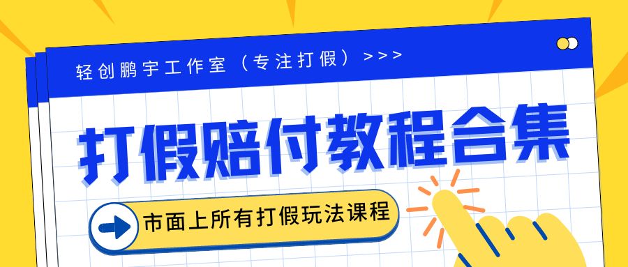 （6425期）2023年全套打假合集，集合市面所有正规打假玩法（非正规打假的没有）-生财有道