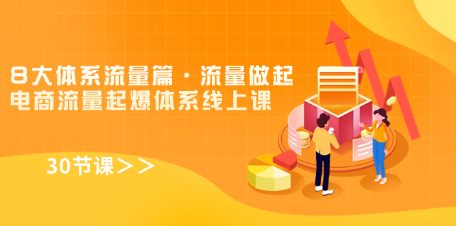 （7547期）8大体系流量篇·流量做起，电商流量起爆体系线上课（30节课）-生财有道