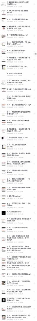 （7413期）自媒体-成长IP训练营【第4期】：带你从0到1跑通小红书-闭环（39节）-生财有道