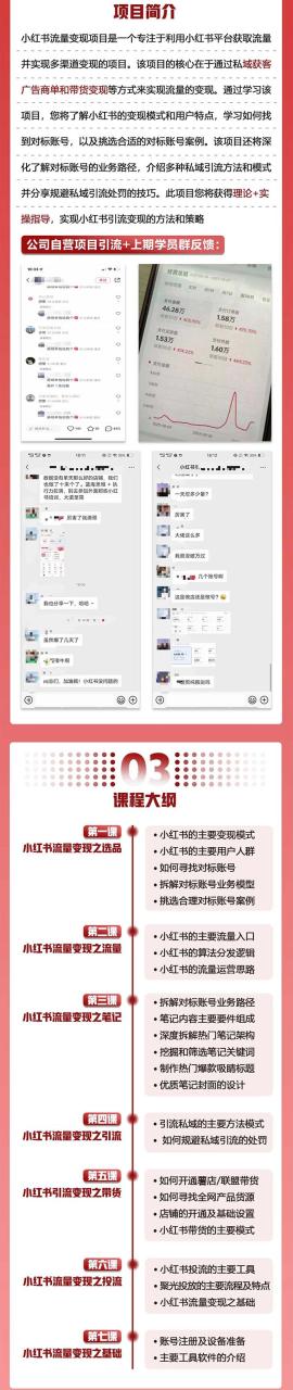 （7347期）小红书流量·变现陪跑营（第8期）：私域获客广告商单和带货变现 月入10w+-生财有道