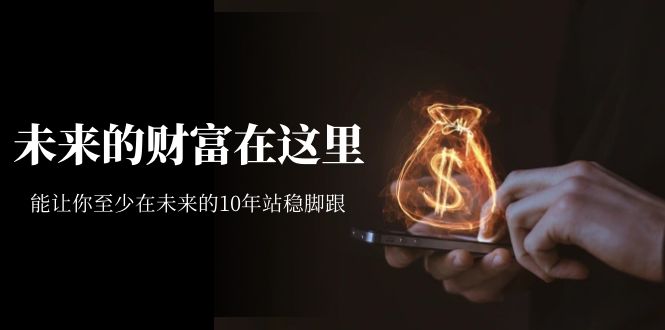 （7164期）某收费文章《未来的财富在这里》能让你至少在未来的10年站稳脚跟-生财有道