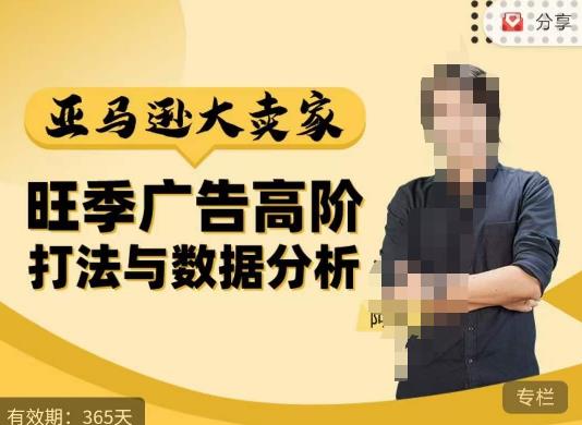阿甘·亚马逊大卖家广告高阶打法与数据分析，走出传统广告误区；揭秘大卖惯用打法；数据驱动广告决策-生财有道