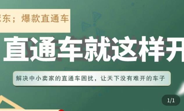 冠东·淘系直通车保姆级教程，全面讲解直通车就那么简单-生财有道