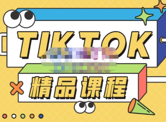 电商孵化中心·TikTok精品课程，教你玩转海外抖音，低成本创业，带您从0开始玩转TikTok-生财有道