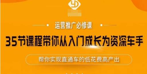 35节课程带你从入门成长为资深车手，让系统学习直通车成为可能，帮你实现直通车的低花费高产出-生财有道