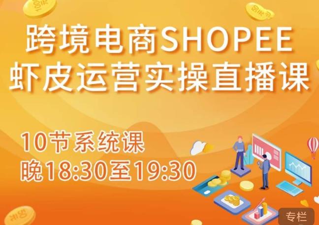 跨境电商Shopee虾皮运营实操直播课，从零开始学，入门到精通（10节系统课）-生财有道
