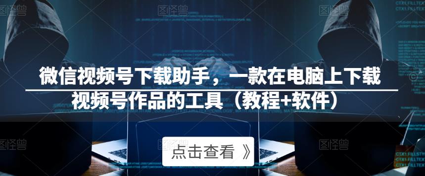 微信视频号下载助手，一款在电脑上下载视频号作品的工具（教程+软件）-生财有道