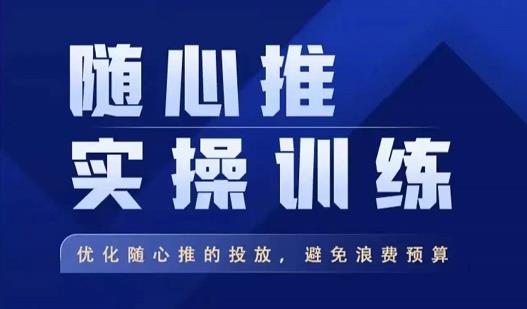 飞哥·随心推实操训练，优化随心推投放，避免浪费预算-生财有道