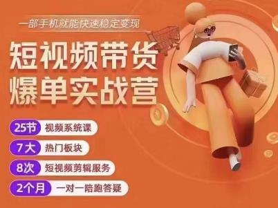 透透糖开课吧·短视频带货爆单实战营，一部手机就能快速稳定变现，1000粉丝也能月入过万-生财有道