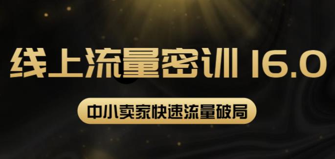 2022秋秋线上流量密训16.0：包含暴力引流10W+中小卖家流量破局技巧等等-生财有道