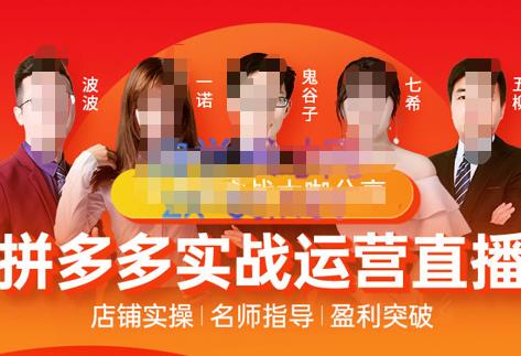 推易电商·8月份拼多多线上直播课程，实时玩法，爆款打造，改销量，补大单，AB单，直播-生财有道