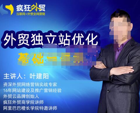 叶建阳老师·外贸独立站优化基础与进阶，外贸独立站SEO入门到精通-生财有道