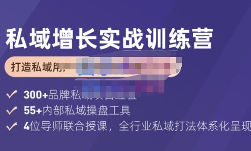 馒头商学院·私域增长实战训练营(第五期)，打造私域用户+营收的双核增长引擎-生财有道
