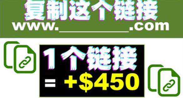 复制链接赚美元，一个链接可赚450+，利用链接点击即可赚钱的项目【视频教程】-生财有道