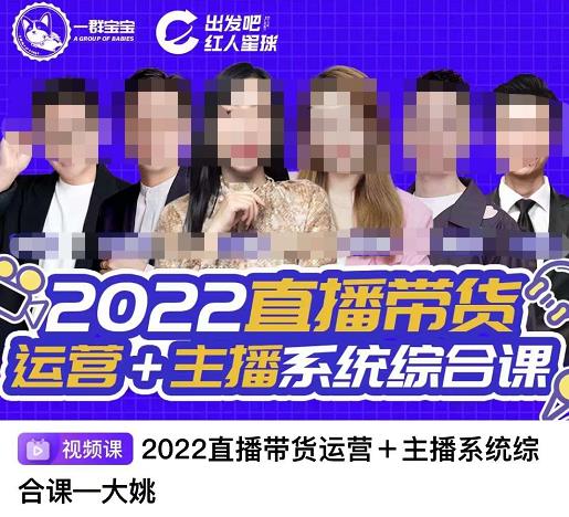 一群宝宝·直播带货运营+主播系统综合课，讲透2022年如何做直播带货-生财有道