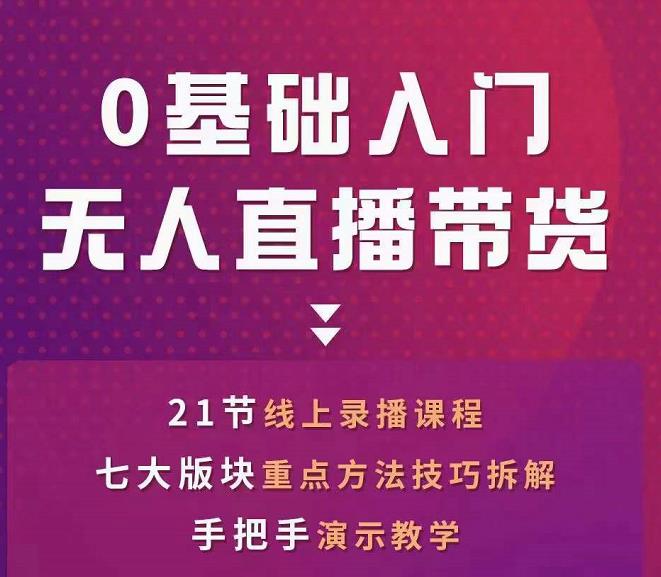 网红叫兽-抖音无人直播带货，一个人就可以搞定的直播带货实战课-生财有道