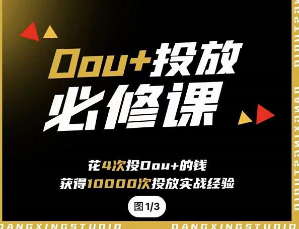 代同学DOU+投放训练营，用付费流量撬动大额自然流量，过得超额变现转化-生财有道