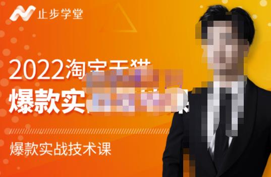 止步学堂·2022淘宝天猫爆款打造系列课-比克，爆款实战落地教程价值1980元-生财有道