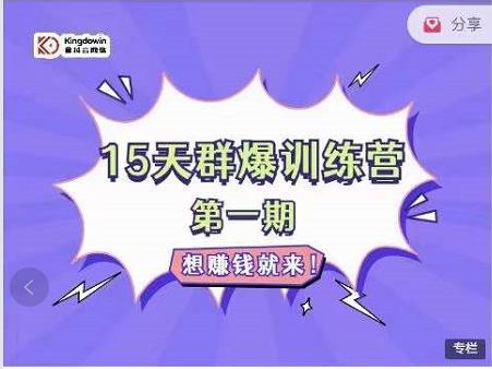 金抖云Peter《15天群爆训练营》，破解抖音玄学，群爆心法，起号方式-生财有道
