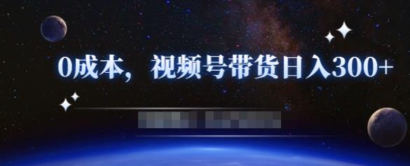 零基础视频号带货赚钱项目，0成本0门槛轻松日入300+【视频教程】-生财有道