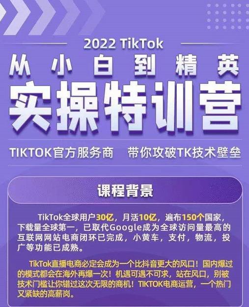 Seven漆·2022Tiktok从小白到精英实操特训营，带你掌握Tiktok账号运营-生财有道