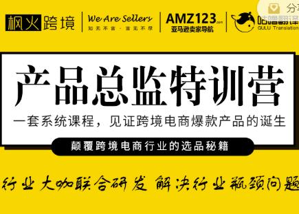 枫火跨境·产品总监特训营，行业大咖联合研发解决行业瓶颈问题-生财有道