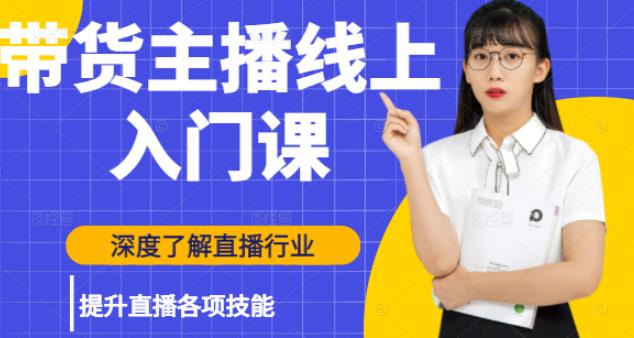 黑牛带货主播线上入门课，深度了解直播行业及提升直播各项技能-生财有道
