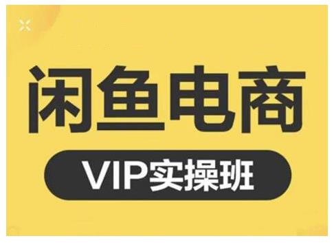 鱼客·闲鱼电商零基础入门到进阶VIP实战课程，帮助你掌握闲鱼电商所需的各项技能-生财有道