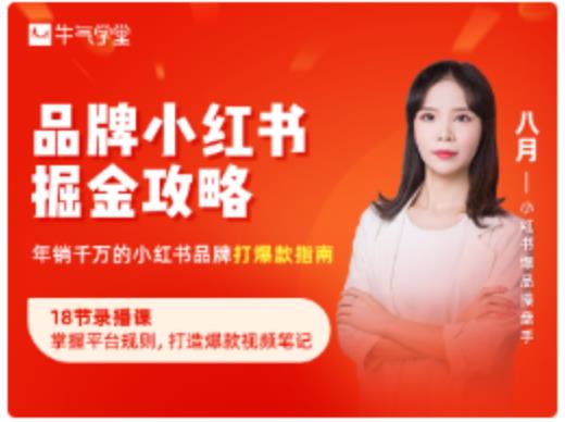 品牌小红书掘金攻略，年销千万的小红书品牌打爆款指南-生财有道