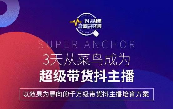 3天从高菜鸟成为超级带货抖主播，以效果为导向的千万级带货抖主播培育方案-生财有道