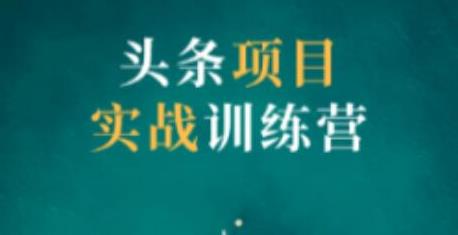 祖小来头条项目训练营第二期，资金投入很少，后期可以持续地赚钱-生财有道