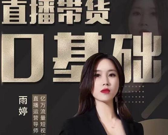 雨婷·2021年服装直播运营落地实操课，新号0粉快速带货日销10W+-生财有道