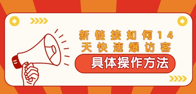齐论·进阶战术课：拼多多新链接如何14天快速爆访客：具体操作方法（视频教程）-生财有道