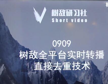 树敌0909抖音直播技术：全平台实时转播，抖音站内直接去重-生财有道
