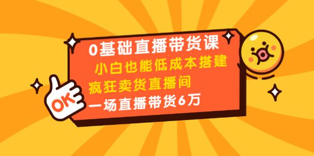 媒老板商学院：8堂0基础直播带货课，小白也能低成本搭建疯狂卖货直播间-生财有道