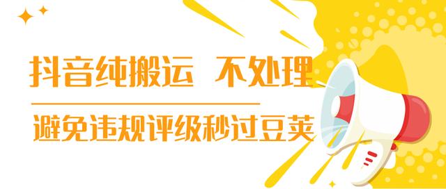 【新技术】抖音纯搬运 不处理 小技巧，30秒发一个作品，避免违规评级秒过豆荚(无水印)-生财有道