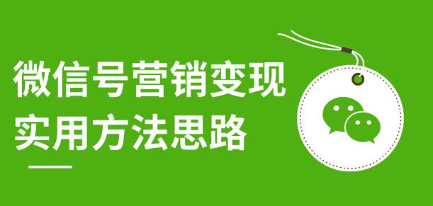 微信号营销变现实用方法思路，朋友圈刷屏裂变（共12节）价值199元-生财有道