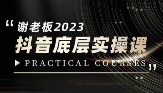 蟹老板·2023抖音底层实操课，打造短视频的底层认知-生财有道