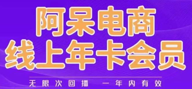 阿呆电商线上年会员，阿呆电商干货分享（更新中）-生财有道